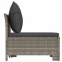 Set de muebles de jardín 2 pzas cojines ratán sintético gris by , Garden sets - Ref: Foro24-362690, Price: 178,18 €, Discount: %