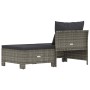 Set de muebles de jardín 2 pzas cojines ratán sintético gris by , Garden sets - Ref: Foro24-362690, Price: 178,18 €, Discount: %