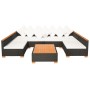 Muebles de jardín y cojines 7 piezas ratán sintético negro von , Gartensets - Ref: Foro24-42751, Preis: 852,26 €, Rabatt: %