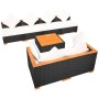 Muebles de jardín y cojines 7 piezas ratán sintético negro von , Gartensets - Ref: Foro24-42751, Preis: 852,26 €, Rabatt: %