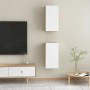 Mueble de TV 2 uds contrachapada blanco y roble 30,5x30x60 cm von , TV-Möbel - Ref: Foro24-803337, Preis: 73,54 €, Rabatt: %