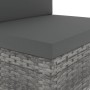 Sofá seccional de 2 plazas de ratán sintético gris by , Modular outdoor sofas - Ref: Foro24-49523, Price: 176,28 €, Discount: %