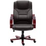 Silla de oficina de cuero auténtico marrón de , Sillas de oficina - Ref: Foro24-20560, Precio: 280,16 €, Descuento: %