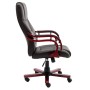Silla de oficina de cuero auténtico marrón de , Sillas de oficina - Ref: Foro24-20560, Precio: 280,16 €, Descuento: %