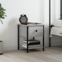 Mesita de noche madera de ingeniería gris Sonoma 34x35,5x45 cm by , Nightstands - Ref: Foro24-825859, Price: 42,16 €, Discoun...