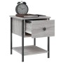 Mesita de noche madera de ingeniería gris Sonoma 34x35,5x45 cm de , Mesitas de noche - Ref: Foro24-825859, Precio: 42,16 €