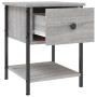 Mesita de noche madera de ingeniería gris Sonoma 34x35,5x45 cm by , Nightstands - Ref: Foro24-825859, Price: 42,16 €, Discoun...