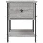 Mesita de noche madera de ingeniería gris Sonoma 34x35,5x45 cm by , Nightstands - Ref: Foro24-825859, Price: 42,16 €, Discoun...