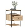 Mesitas noche 2 uds madera ingeniería roble Sonoma 40x42x56 cm by , Nightstands - Ref: Foro24-826026, Price: 97,45 €, Discoun...