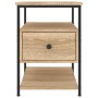 Mesitas noche 2 uds madera ingeniería roble Sonoma 40x42x56 cm by , Nightstands - Ref: Foro24-826026, Price: 97,45 €, Discoun...