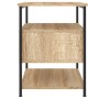 Mesitas noche 2 uds madera ingeniería roble Sonoma 40x42x56 cm by , Nightstands - Ref: Foro24-826026, Price: 97,45 €, Discoun...