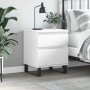 Mesita de noche madera contrachapada blanco 40x35x50 cm de , Mesitas de noche - Ref: Foro24-830684, Precio: 59,21 €, Descuent...
