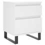 Mesita de noche madera contrachapada blanco 40x35x50 cm de , Mesitas de noche - Ref: Foro24-830684, Precio: 59,21 €, Descuent...