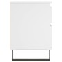 Mesita de noche madera contrachapada blanco 40x35x50 cm de , Mesitas de noche - Ref: Foro24-830684, Precio: 59,21 €, Descuent...
