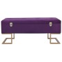 Banco con compartimento 105 cm morado de terciopelo von , Bänke für Hallen und Lager - Ref: Foro24-247572, Preis: 141,52 €, R...