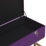 Banco con compartimento 105 cm morado de terciopelo von , Bänke für Hallen und Lager - Ref: Foro24-247572, Preis: 141,52 €, R...
