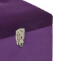 Banco con compartimento 105 cm morado de terciopelo von , Bänke für Hallen und Lager - Ref: Foro24-247572, Preis: 141,52 €, R...