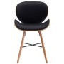 Sillas de comedor 2 uds cuero sintético y madera curvada negro von , Essstühle - Ref: Foro24-283144, Preis: 213,09 €, Rabatt: %