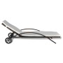 Tumbona con cojín y ruedas ratán sintético marrón by , Loungers - Ref: Foro24-42488, Price: 152,62 €, Discount: %