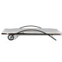 Tumbona con cojín y ruedas ratán sintético marrón by , Loungers - Ref: Foro24-42488, Price: 152,62 €, Discount: %