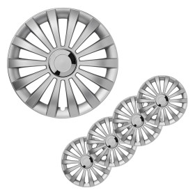 ProPlus Juego de tapacubos 4 unidades Meridian plateado 13" de , Llantas y ruedas para automoción - Ref: Foro24-443199, Preci...