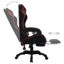Silla gaming luces LED RGB cuero sintético color vino y negro by , Office chairs - Ref: Foro24-288013, Price: 233,06 €, Disco...