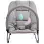 Hamaca mecedora para bebés de acero gris claro by , Rocking chairs and baby chairs - Ref: Foro24-10247, Price: 59,05 €, Disco...