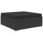 Set de muebles de jardín 4 pzas y cojines ratán sintético negro by , Garden sets - Ref: Foro24-46780, Price: 364,57 €, Discou...