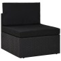 Juego de muebles de jardín 2 piezas ratán sintético negro von , Modulare Sofas für den Außenbereich - Ref: Foro24-49502, Prei...