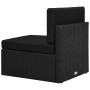 Juego de muebles de jardín 2 piezas ratán sintético negro von , Modulare Sofas für den Außenbereich - Ref: Foro24-49502, Prei...