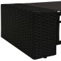 Juego de muebles de jardín 2 piezas ratán sintético negro von , Modulare Sofas für den Außenbereich - Ref: Foro24-49502, Prei...