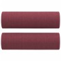 Sofá de 2 plazas con cojines tela rojo tinto 140 cm by , Sofas - Ref: Foro24-3200851, Price: 234,03 €, Discount: %