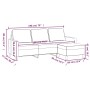 Sofá de 3 plazas con taburete de terciopelo marrón 180 cm von , Sofas - Ref: Foro24-3201062, Preis: 352,86 €, Rabatt: %