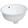 Lavabo de baño ovalado cerámica blanco 38,5x33,5x19 cm von , Sinkt - Ref: Foro24-153716, Preis: 45,22 €, Rabatt: %