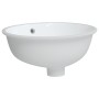 Lavabo de baño ovalado cerámica blanco 38,5x33,5x19 cm von , Sinkt - Ref: Foro24-153716, Preis: 45,22 €, Rabatt: %
