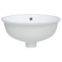 Lavabo de baño ovalado cerámica blanco 38,5x33,5x19 cm von , Sinkt - Ref: Foro24-153716, Preis: 45,22 €, Rabatt: %