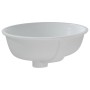 Lavabo de baño ovalado cerámica blanco 38,5x33,5x19 cm von , Sinkt - Ref: Foro24-153716, Preis: 45,22 €, Rabatt: %