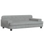 Cama para perros de terciopelo gris claro 90x53x30 cm von , Betten für Hunde - Ref: Foro24-171869, Preis: 115,83 €, Rabatt: %