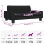 Cama para perros de tela negra 70x45x30 cm von , Betten für Hunde - Ref: Foro24-171862, Preis: 78,84 €, Rabatt: %