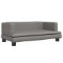Cama para perros de cuero sintético gris 80x45x30 cm von , Betten für Hunde - Ref: Foro24-171904, Preis: 70,59 €, Rabatt: %