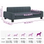 Cama para perros de tela gris oscuro 90x53x30 cm von , Betten für Hunde - Ref: Foro24-171848, Preis: 97,47 €, Rabatt: %