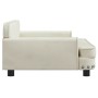 Cama para perros de terciopelo crema 90x53x30 cm von , Betten für Hunde - Ref: Foro24-171874, Preis: 91,15 €, Rabatt: %
