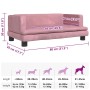 Cama para perros de terciopelo rosa 80x45x30 cm von , Betten für Hunde - Ref: Foro24-171897, Preis: 69,24 €, Rabatt: %