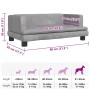 Cama para perros de terciopelo gris claro 80x45x30 cm von , Betten für Hunde - Ref: Foro24-171895, Preis: 81,15 €, Rabatt: %