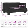 Cama para perros de terciopelo negro 60x40x30 cm von , Betten für Hunde - Ref: Foro24-171910, Preis: 67,71 €, Rabatt: %