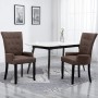 Silla de comedor con reposabrazos de tela marrón von , Essstühle - Ref: Foro24-248462, Preis: 118,47 €, Rabatt: %