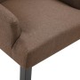 Silla de comedor con reposabrazos de tela marrón von , Essstühle - Ref: Foro24-248462, Preis: 118,47 €, Rabatt: %