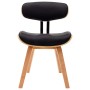 Sillas de comedor 2 uds madera curvada y cuero sintético negro von , Essstühle - Ref: Foro24-283125, Preis: 274,40 €, Rabatt: %