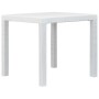 Mesa y sillas de jardín 5 piezas plástico blanco aspecto ratán von , Gartensets - Ref: Foro24-276108, Preis: 530,43 €, Rabatt: %