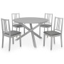 Juego de muebles de comedor 5 piezas MDF gris by , Furniture sets for kitchens and dining rooms - Ref: Foro24-276404, Price: ...